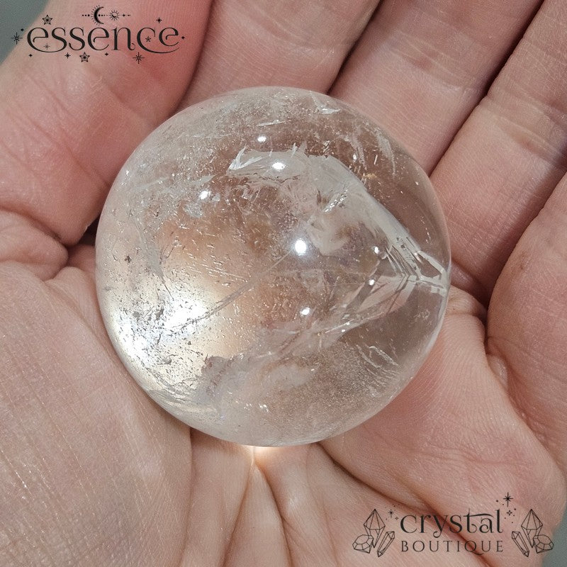 Clear Quartz Mini Sphere – 82g (Brazil)