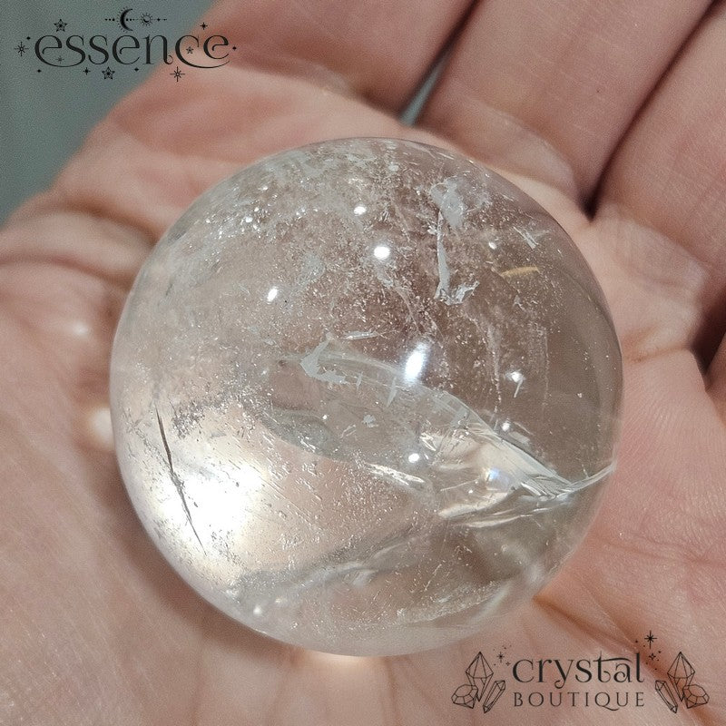Clear Quartz Mini Sphere – 82g (Brazil)
