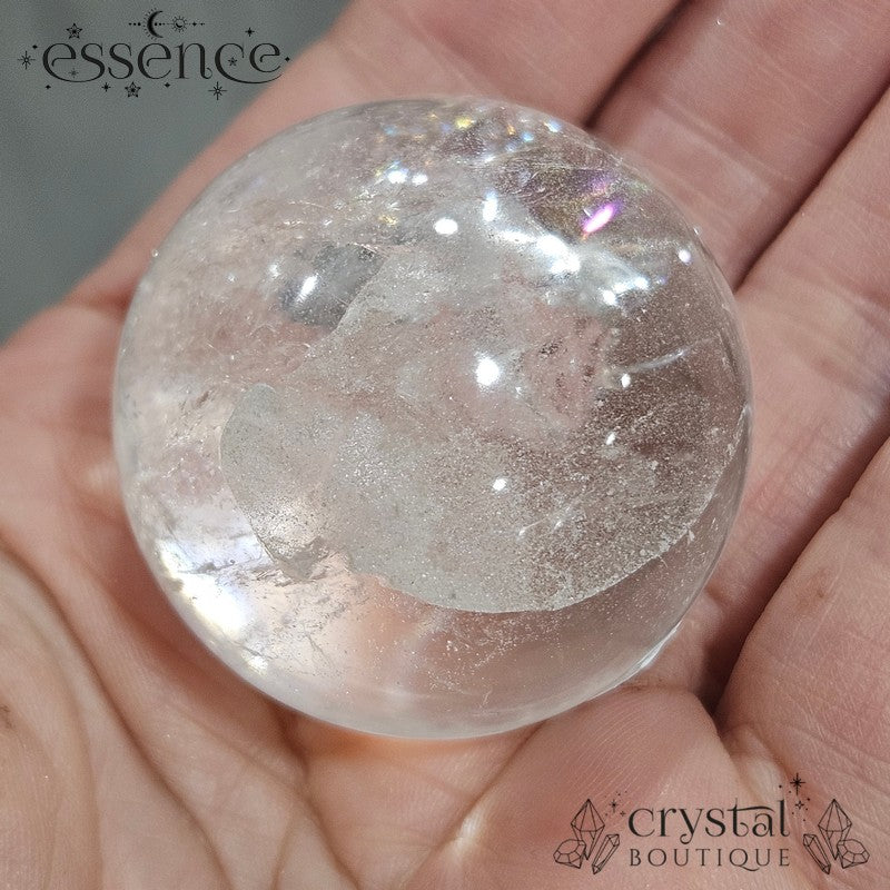 Clear Quartz Mini Sphere – 82g (Brazil)
