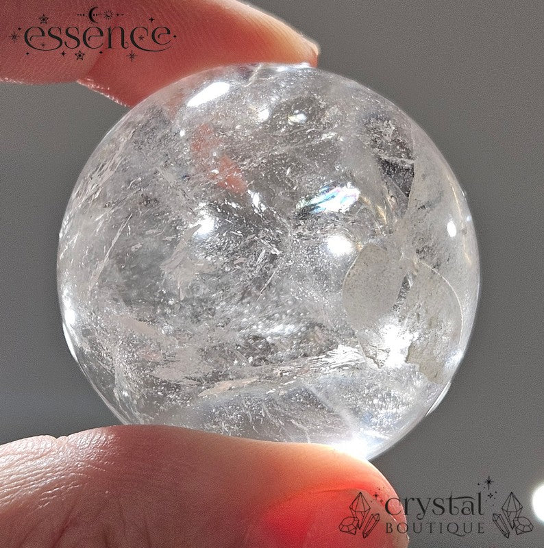 Clear Quartz Mini Sphere – 82g (Brazil)