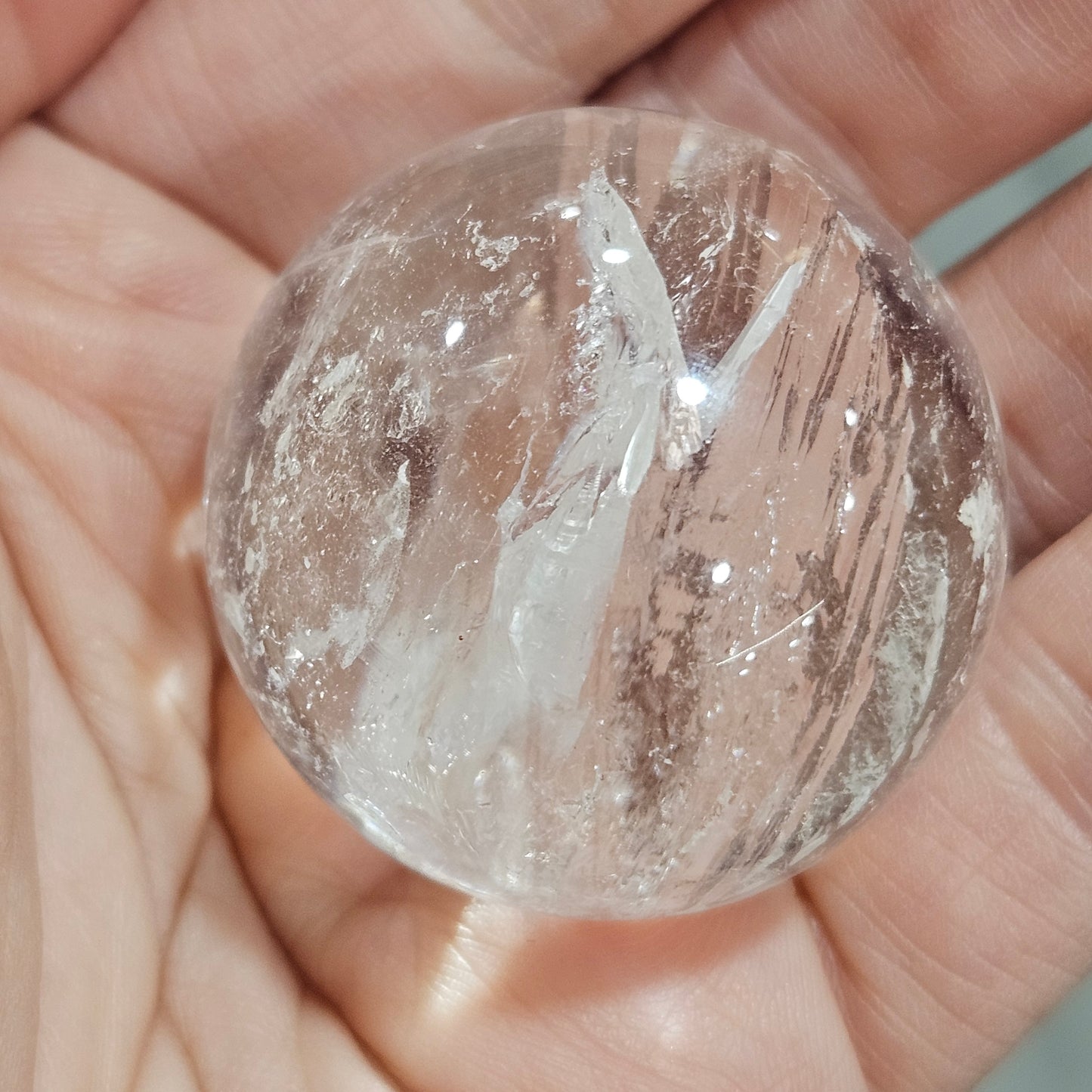Brazilian Clear Quartz Sphere – 86g