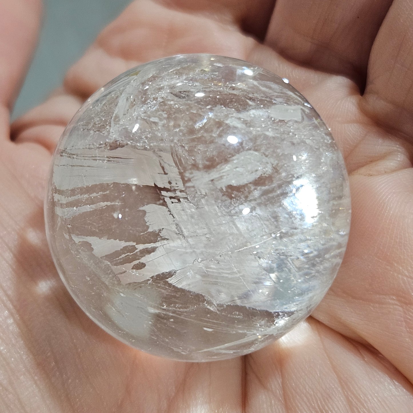 Brazilian Clear Quartz Sphere – 86g