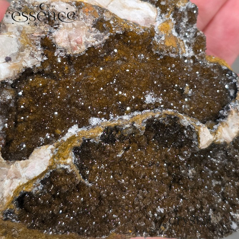 Red Manganese with Calcite