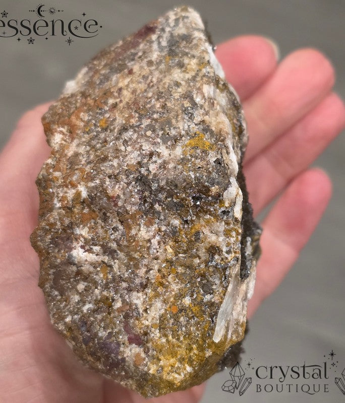 Red Manganese with Calcite