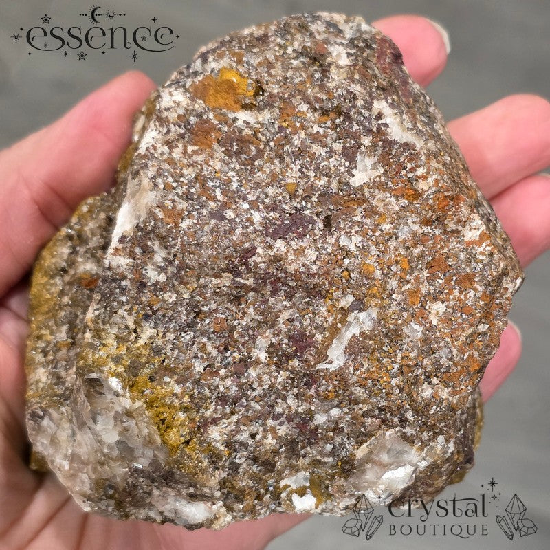 Red Manganese with Calcite