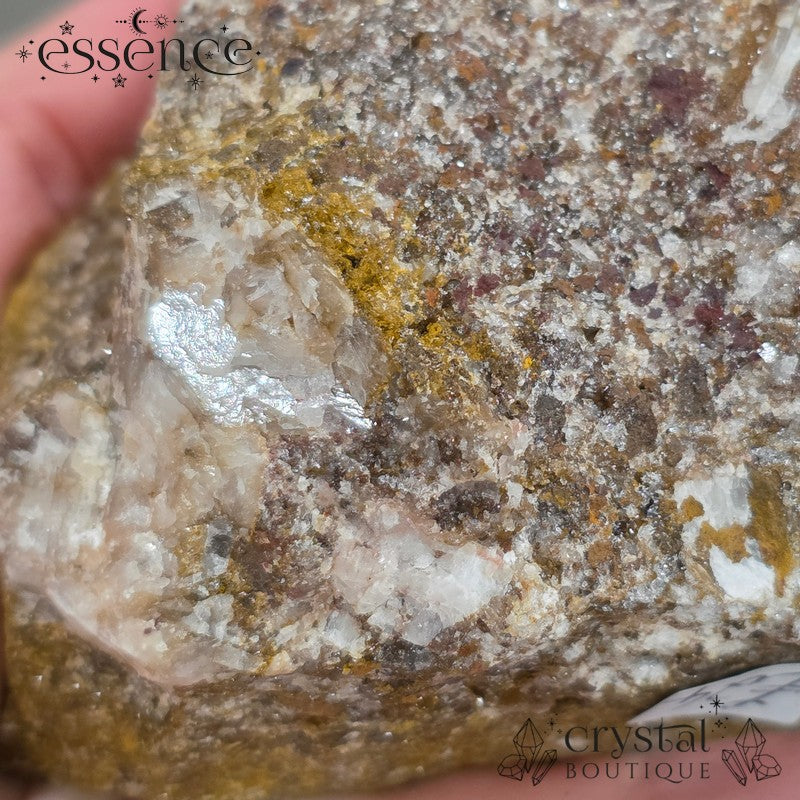 Red Manganese with Calcite