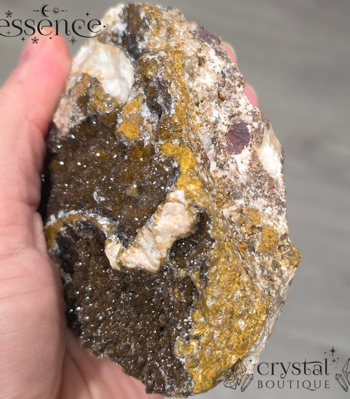 Red Manganese with Calcite