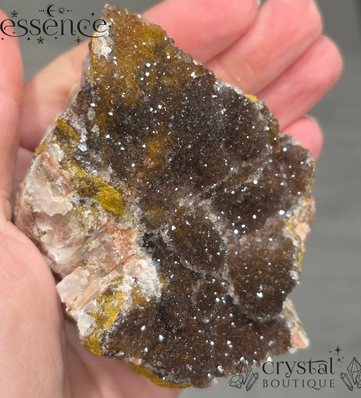 Red Manganese with Calcite