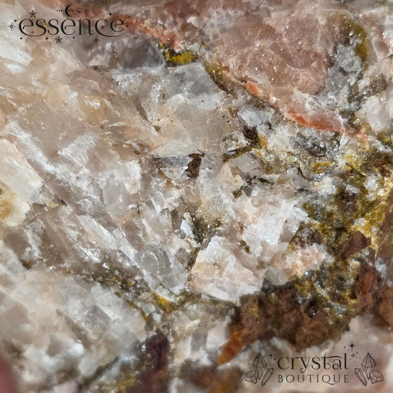 Red Manganese with Calcite