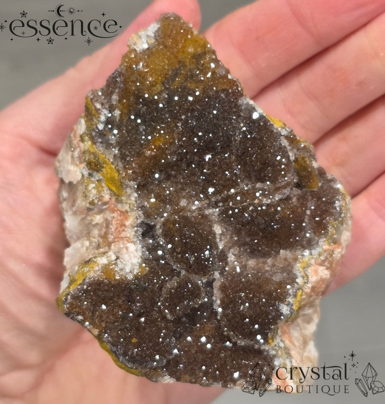 Red Manganese with Calcite