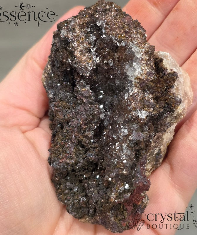 Red Manganese with Calcite