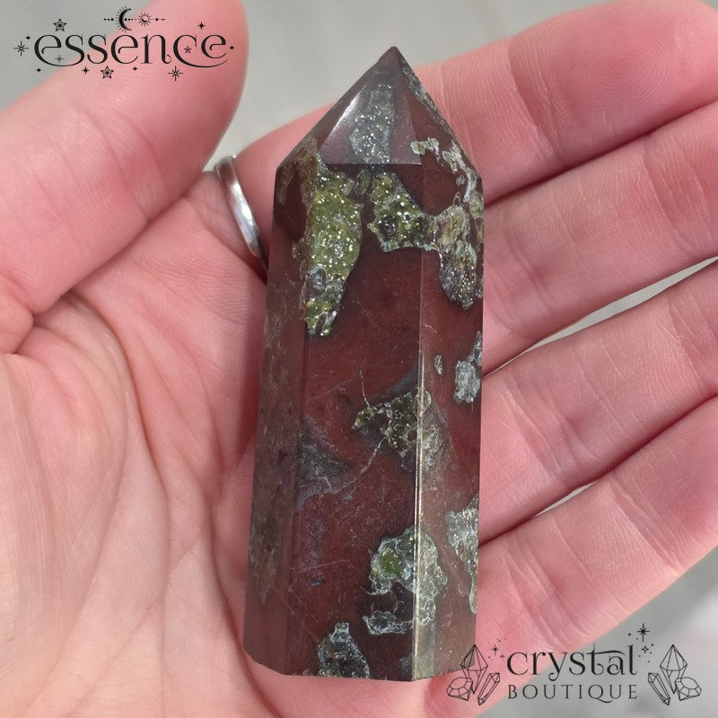 Dragon Blood Jasper Towers