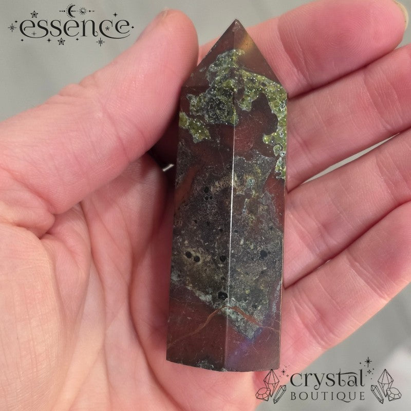 Dragon Blood Jasper Towers