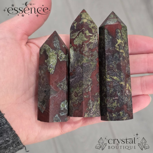 Dragon Blood Jasper Towers