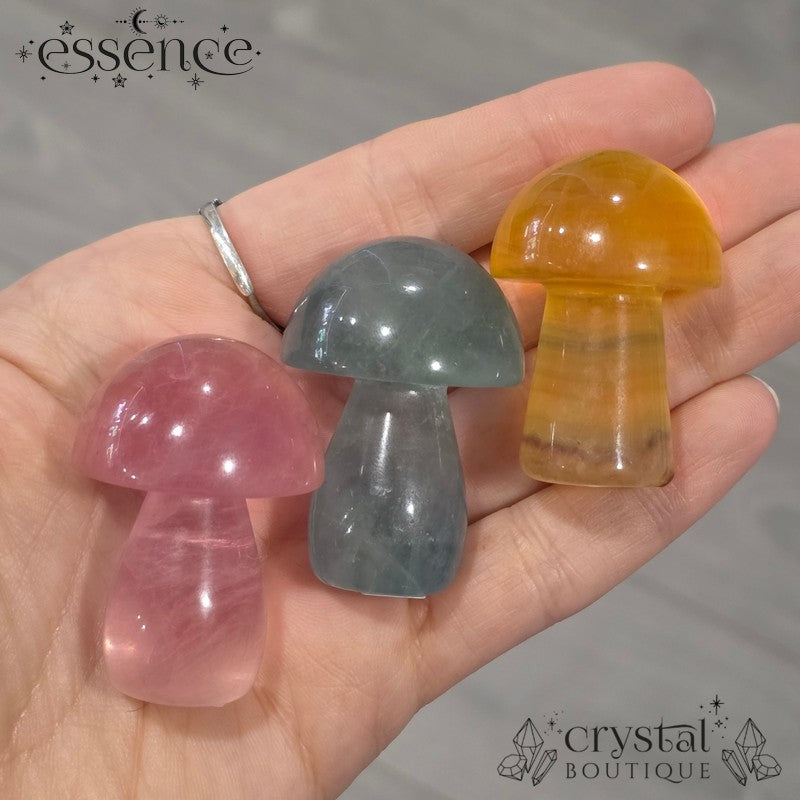 Fluorite Mushrooms