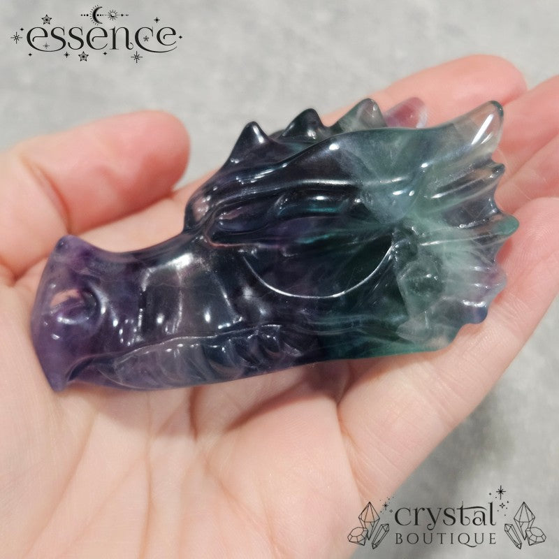 Fluorite Dragon Heads