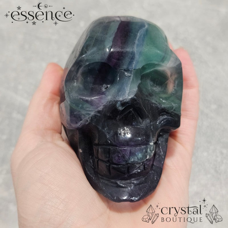 FLUORITE SKULL – 736g