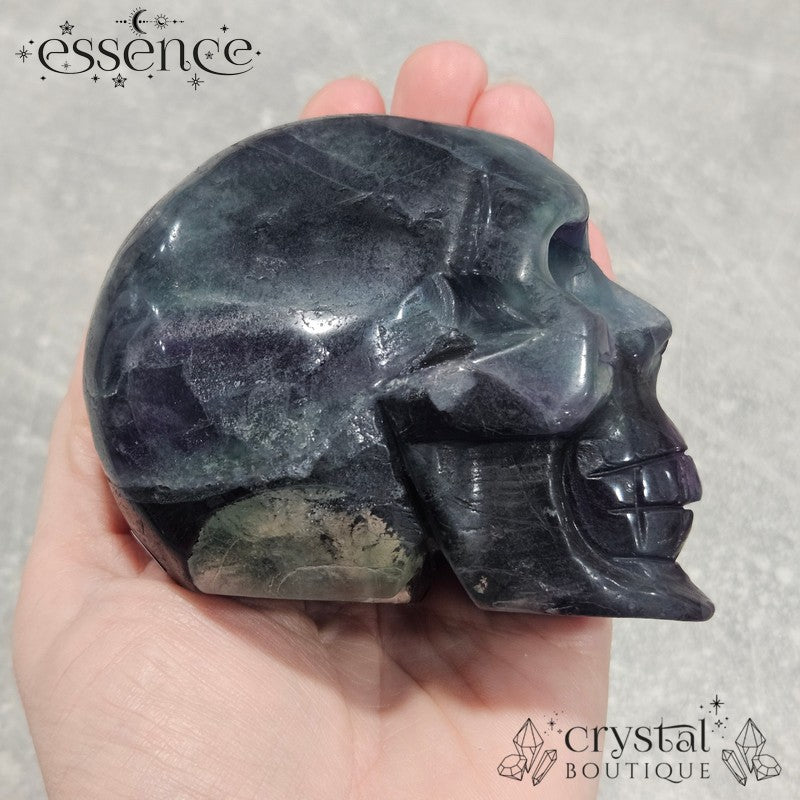 FLUORITE SKULL – 736g