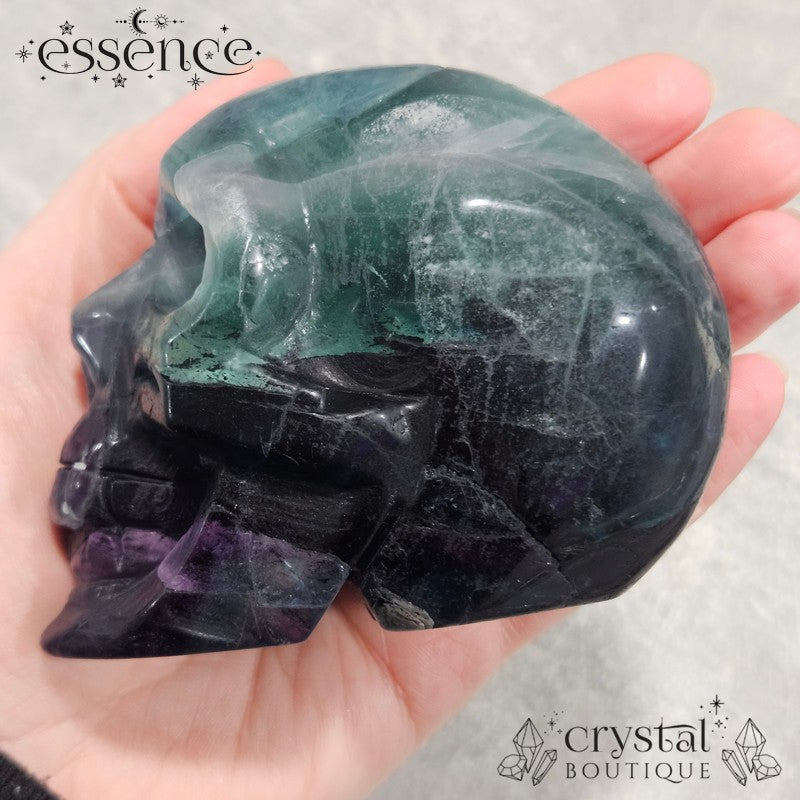 FLUORITE SKULL – 736g
