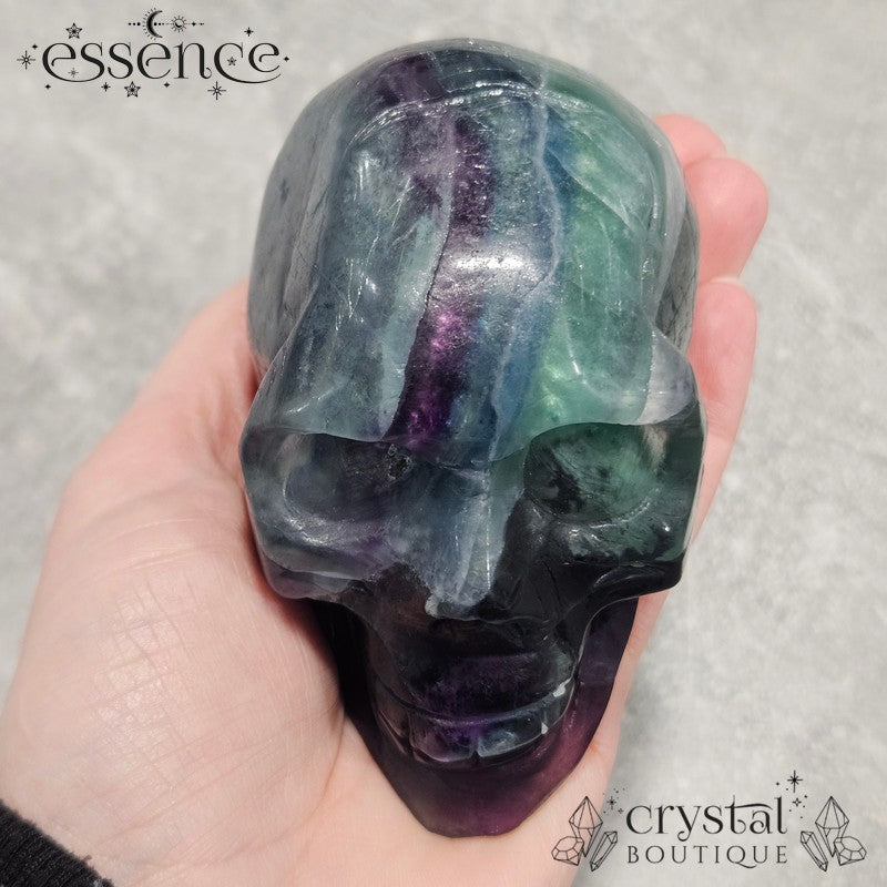 FLUORITE SKULL – 736g