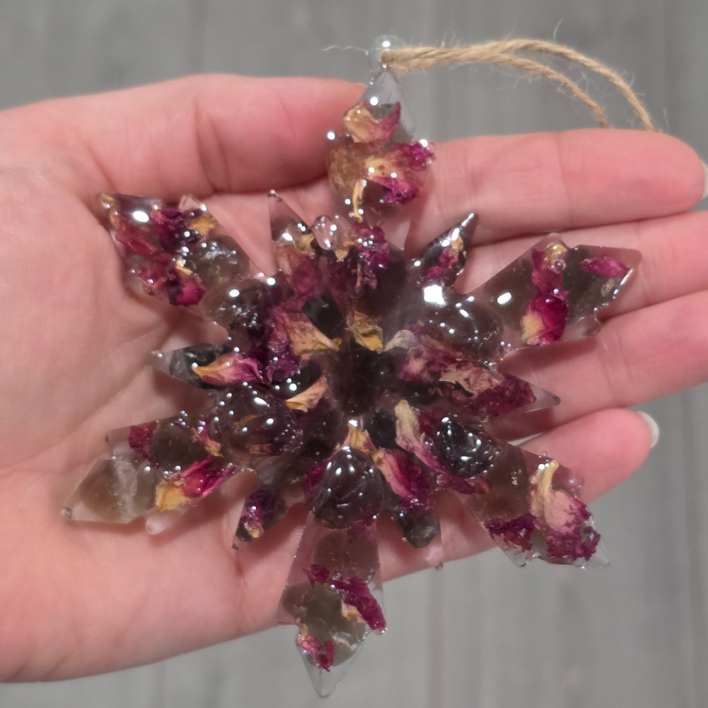 Crystal Snowflake Decorations