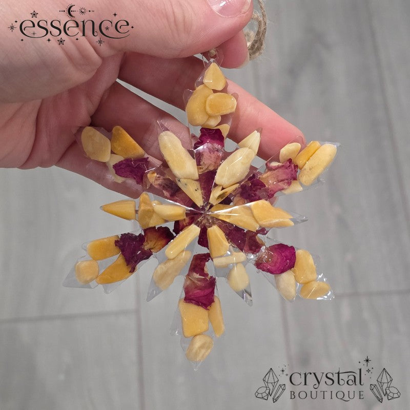 Crystal Snowflake Decorations