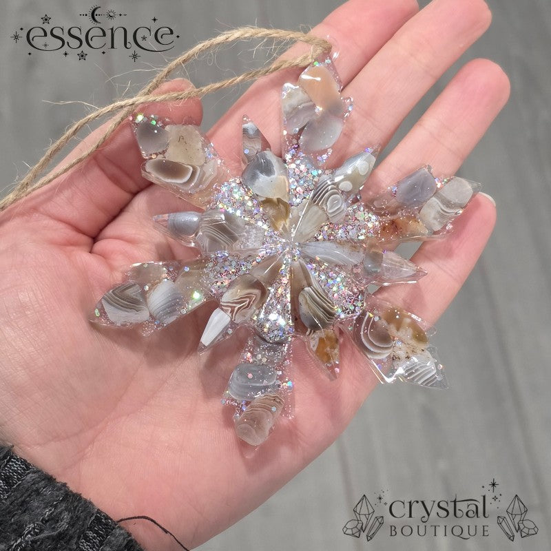 Crystal Snowflake Decorations
