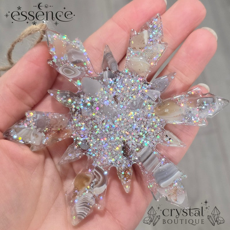 Crystal Snowflake Decorations