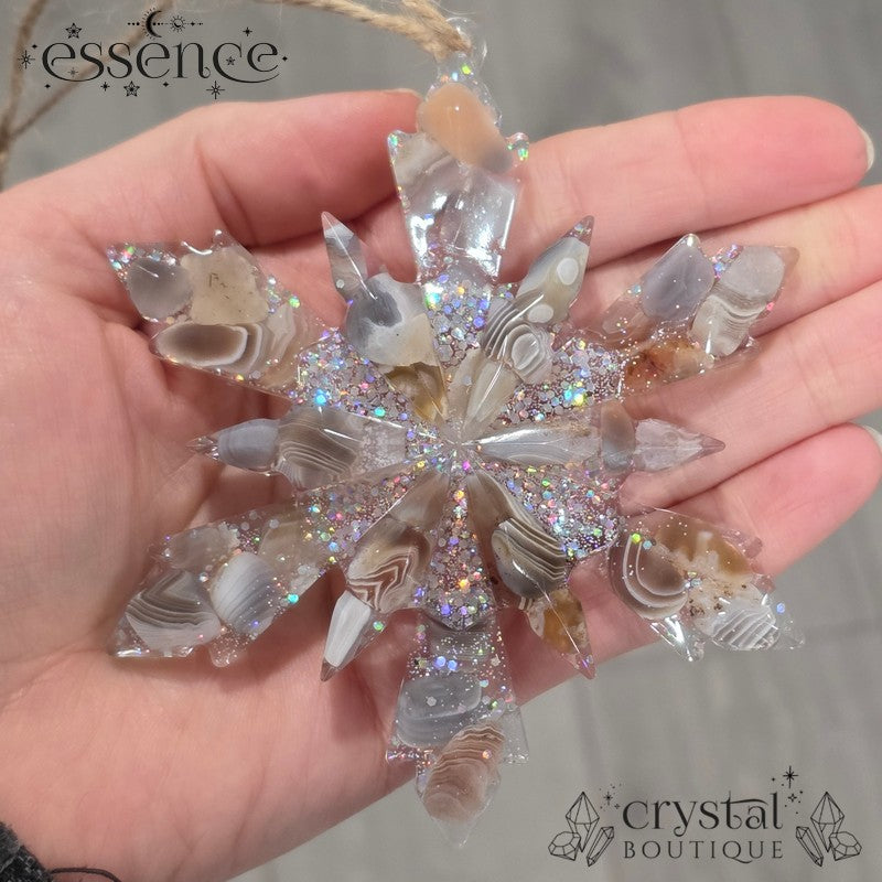 Crystal Snowflake Decorations