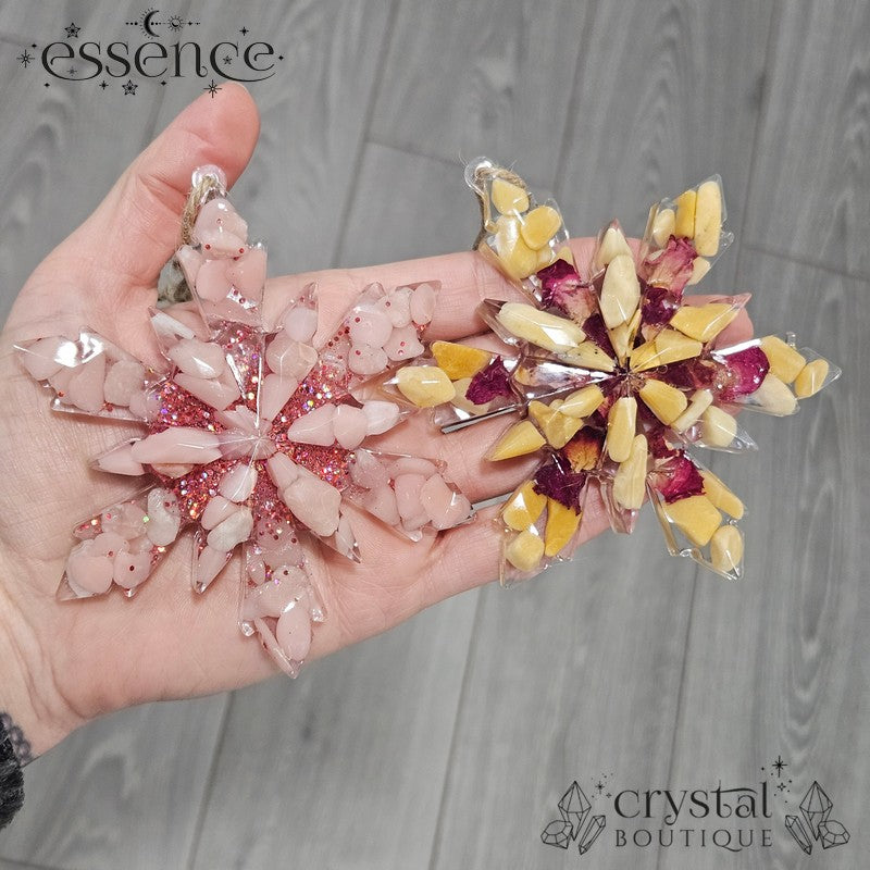 Crystal Snowflake Decorations