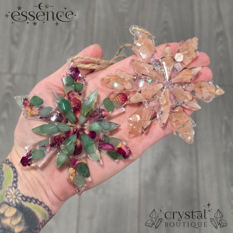 Crystal Snowflake Decorations