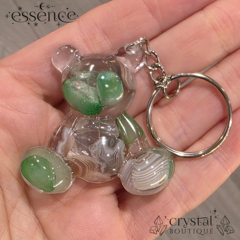 Zodiac Crystal Bear Keyrings (Aries - Virgo)
