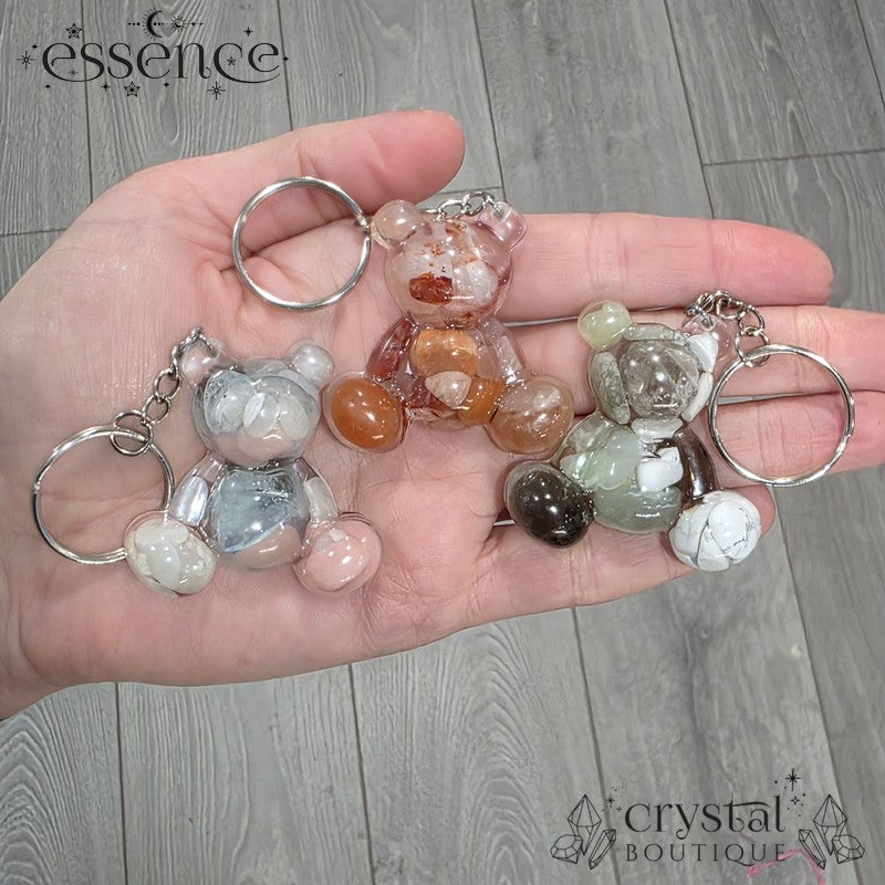 Zodiac Crystal Bear Keyrings (Aries - Virgo)