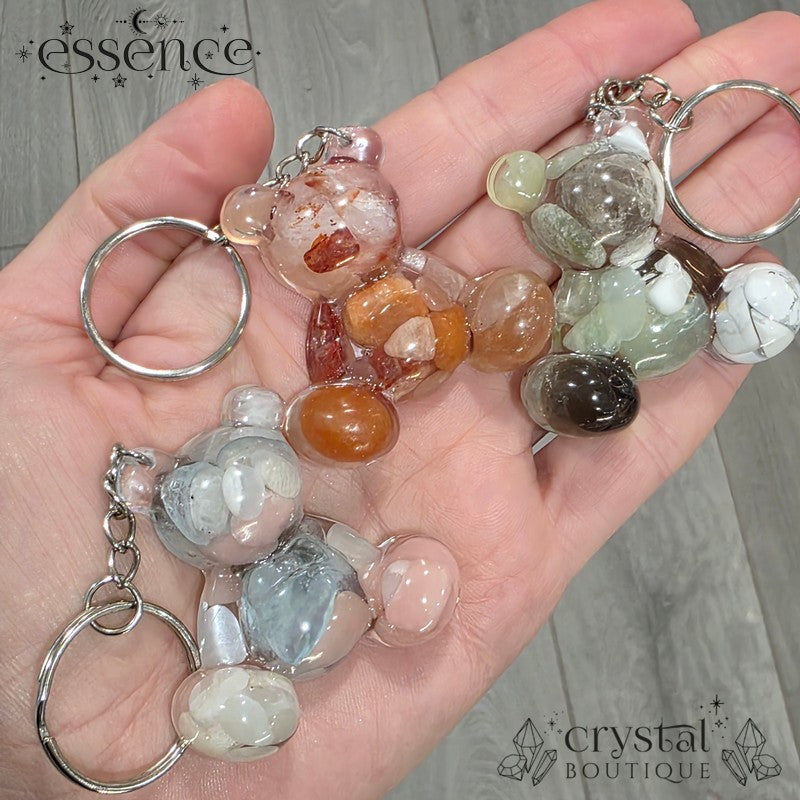 Zodiac Crystal Bear Keyrings (Aries - Virgo)