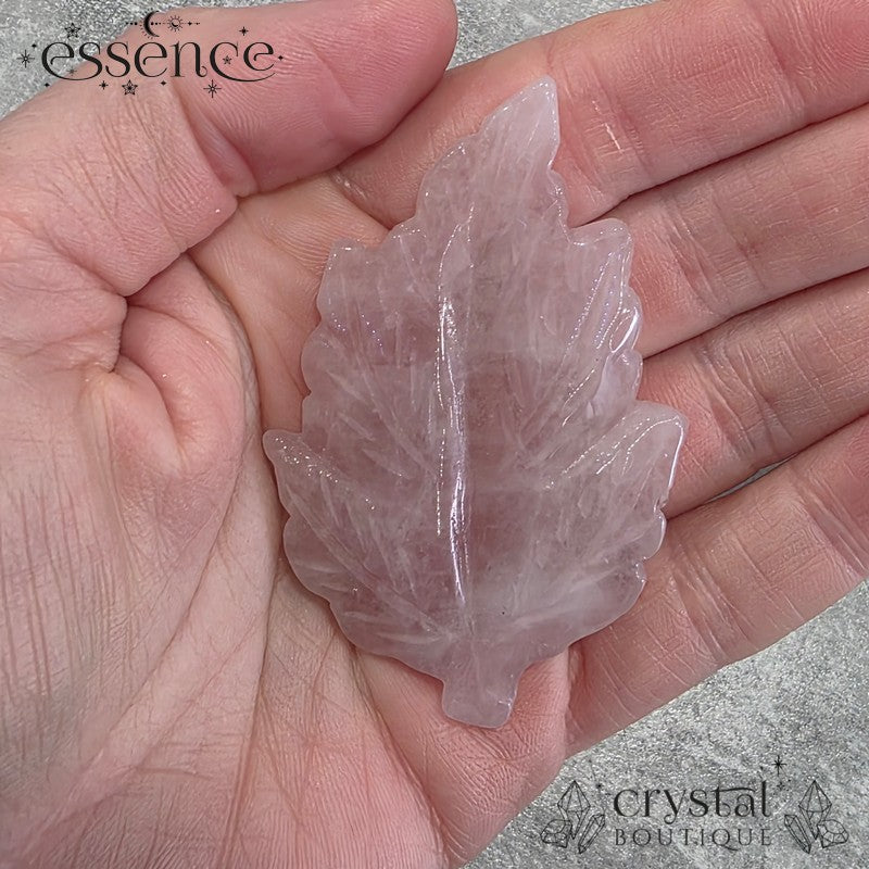 Rose Quartz Leaves