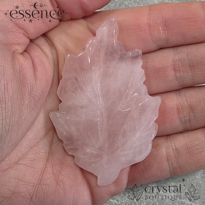 Rose Quartz Leaves