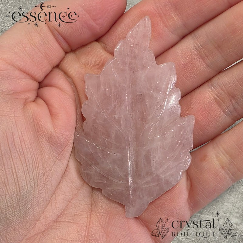 Rose Quartz Leaves