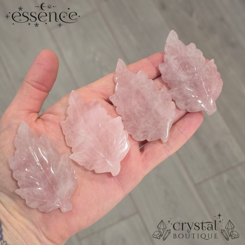 Rose Quartz Leaves