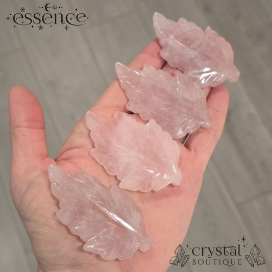 Rose Quartz Leaves