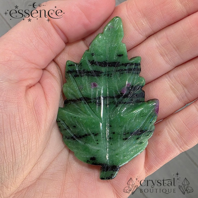 Ruby Zoisite Leaves