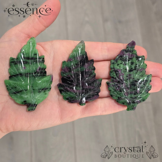 Ruby Zoisite Leaves