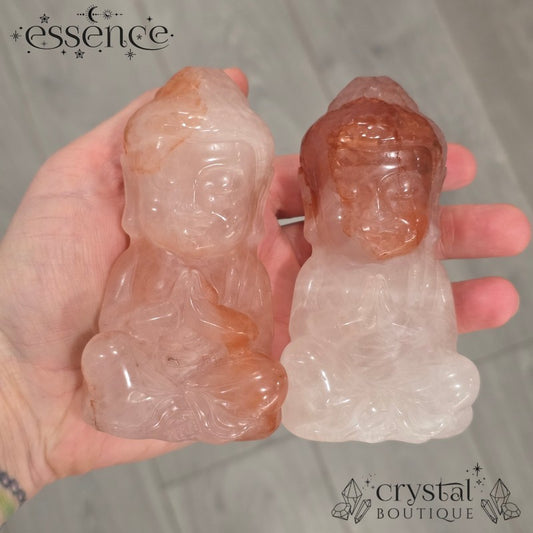 Fire Quartz Buddhas