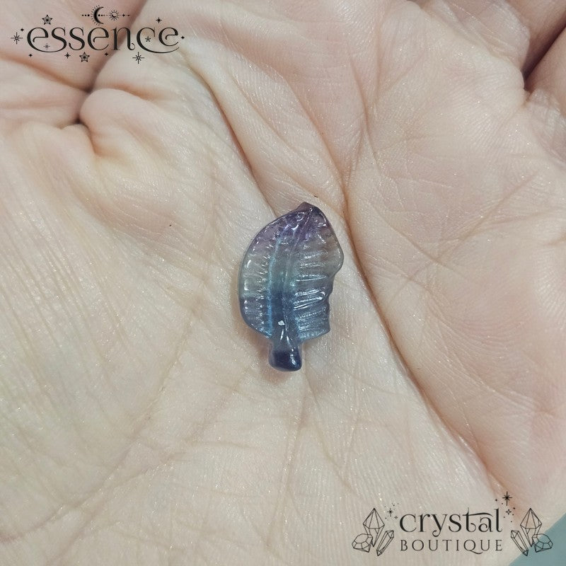 Mini Fluorite Feather Carvings