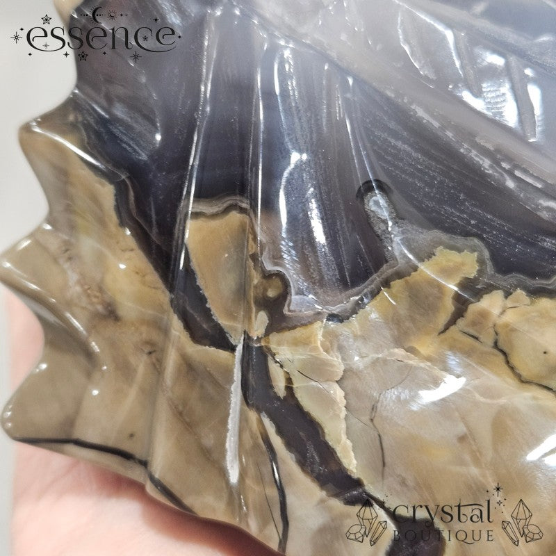 Volcano Agate Dragon Head