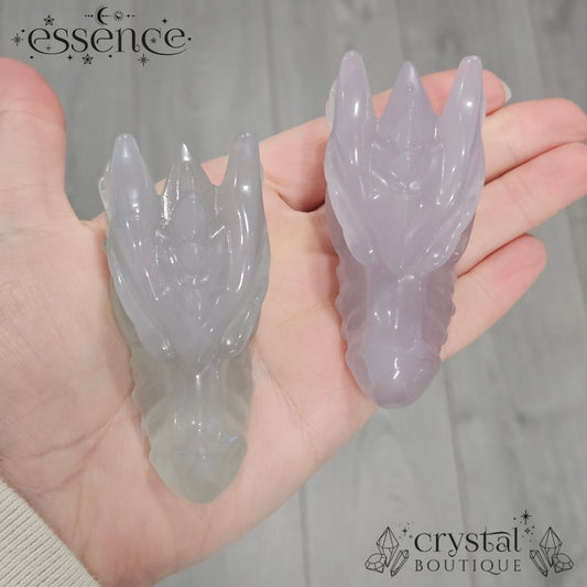 Fluorite Dragon Heads