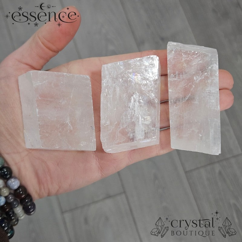 Optical Calcite (Iceland Spar) Freeform Blocks