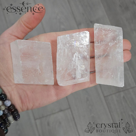 Optical Calcite (Iceland Spar) Freeform Blocks