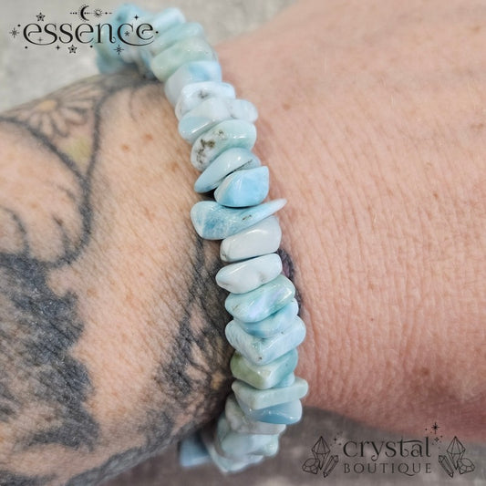 Larimar Chip Bracelet