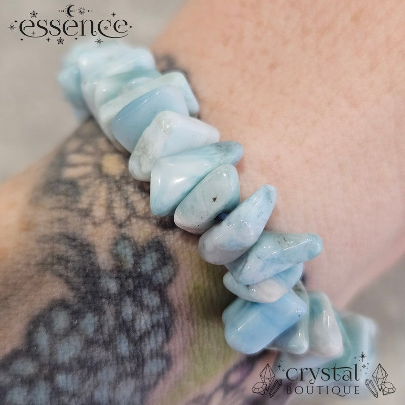 Larimar Chip Bracelet