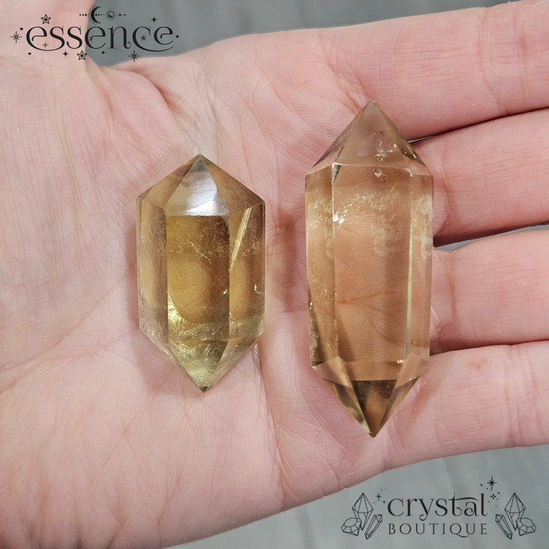 Lemon Quartz Double Terminated Points